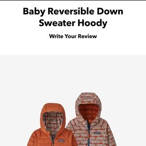 Patagonia reverse-able down jacket